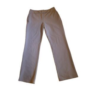 Marc New York | Taupe Brown Mid-Rise Straight Leg Stretch Dress Pants, Size 8